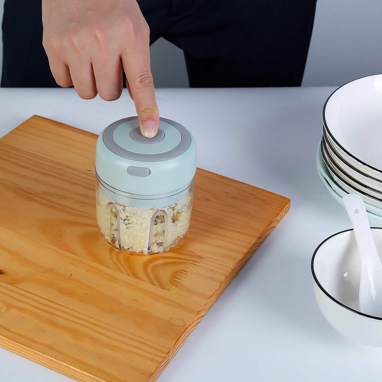 Mini Electric Cordless Garlic Chopper by DailySale
