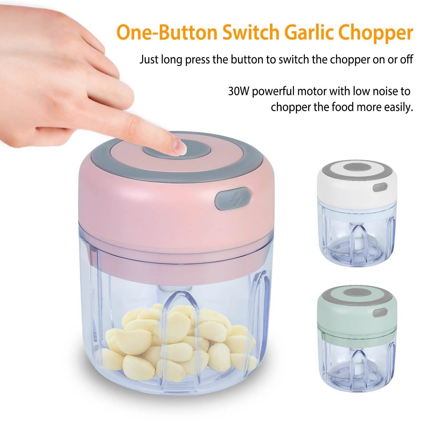 Mini Electric Cordless Garlic Chopper by DailySale
