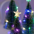 Mini Lighted Colorful Christmas Tree with LED Night Light Acrylic Artificial by DailySale