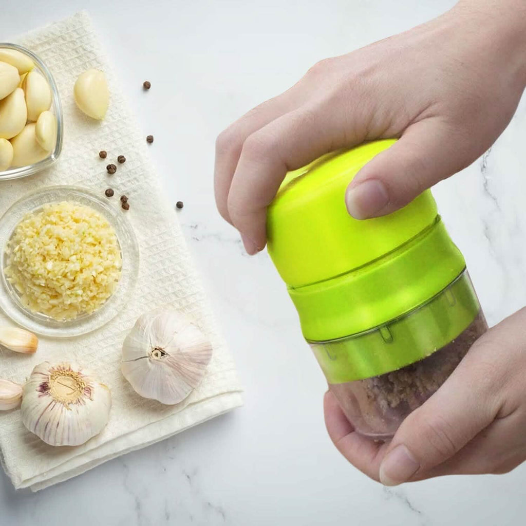 Mini Manual Food Chopper Dicer, Presser Mincer Kitchen Tool by DailySale