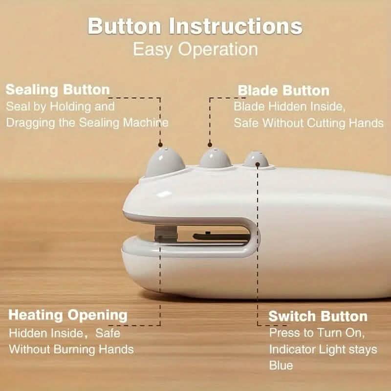 Mini Portable Sealer with Magnetic Suction by DailySale