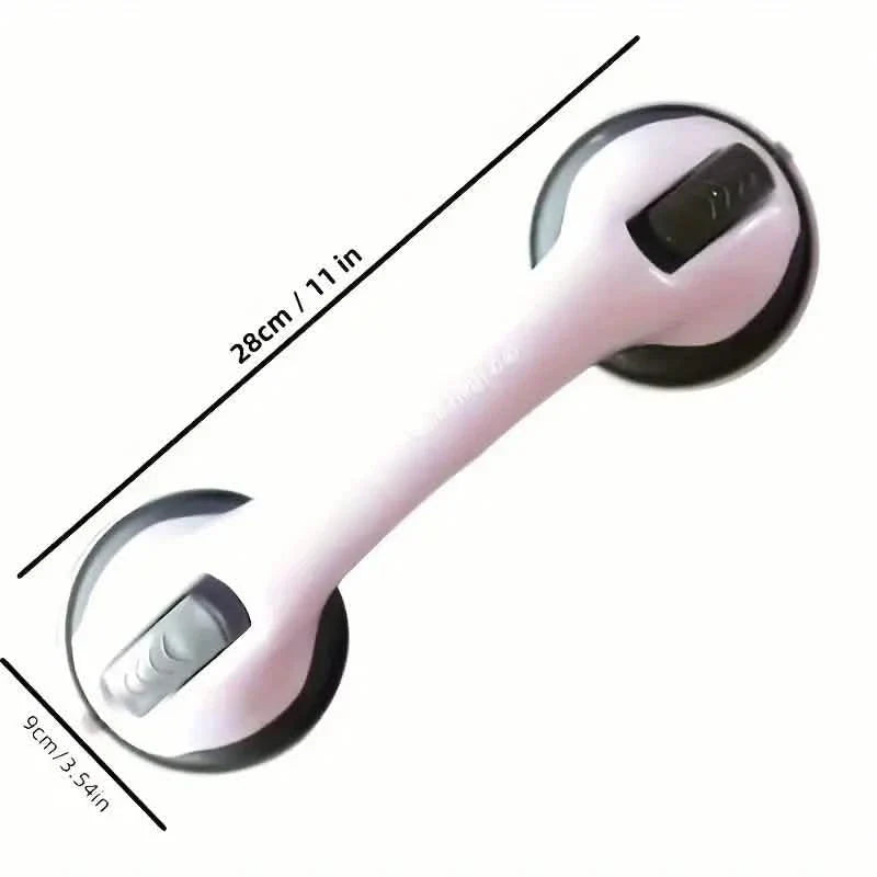 Modern Non-Slip Shower Handle, Powerful Suction, Safety Grip, Contemporary Design by DailySale
