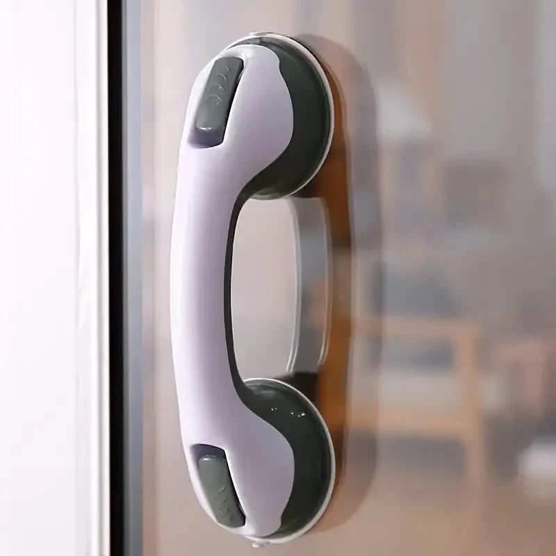 Modern Non-Slip Shower Handle, Powerful Suction, Safety Grip, Contemporary Design by DailySale