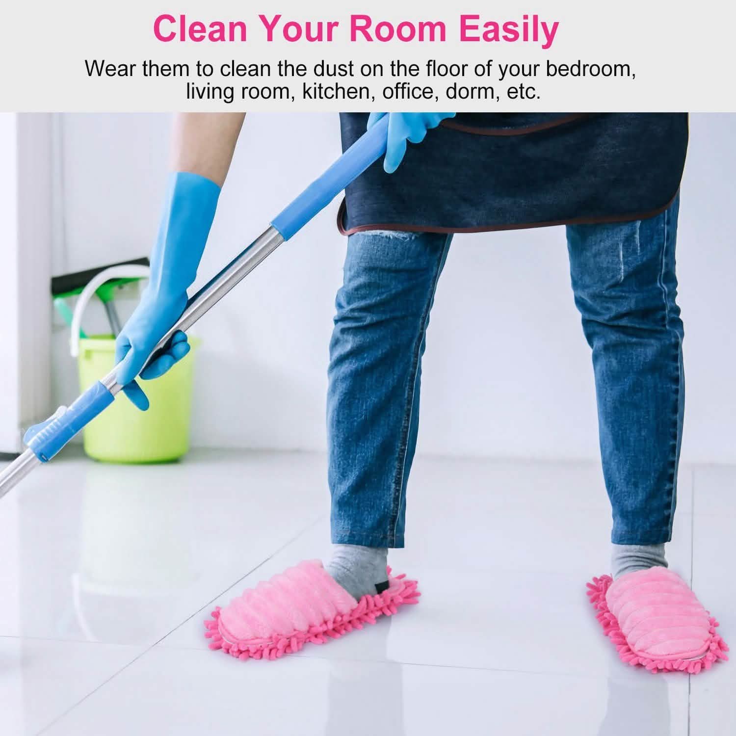 Mop Slippers Unisex Detachable by DailySale