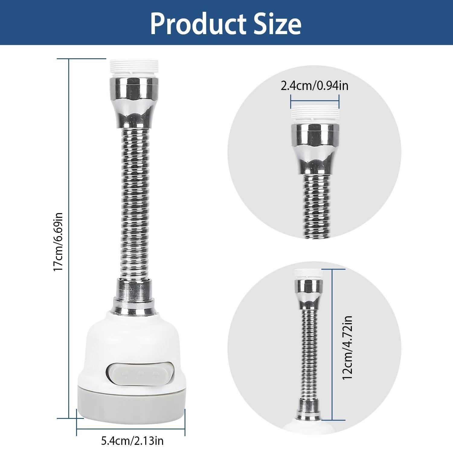 Movable Kitchen Tap Head 360° Rotatable Swivel by DailySale
