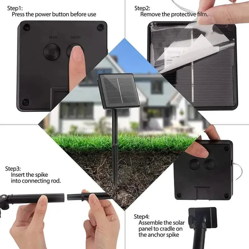 Multi-Color Changing LED Solar Mushroom Light by DailySale