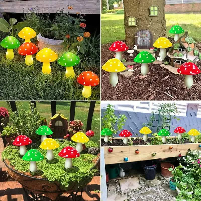 Multi-Color Changing LED Solar Mushroom Light by DailySale