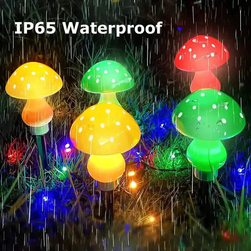 Multi-Color Changing LED Solar Mushroom Light by DailySale
