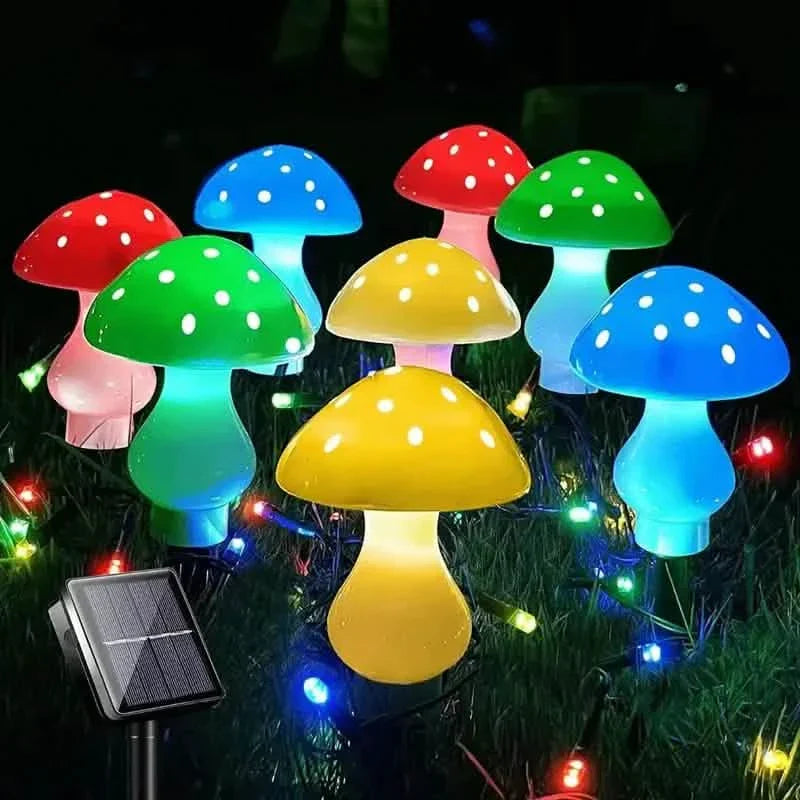 Multi-Color Changing LED Solar Mushroom Light by DailySale