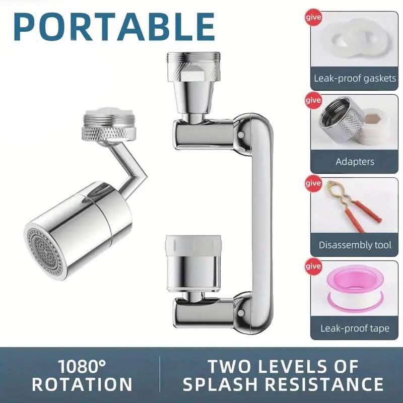 Multi Functional Large Angle Rotating Bathroom Sink by DailySale