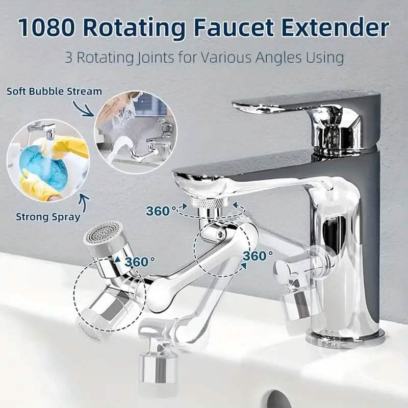 Multi Functional Large Angle Rotating Bathroom Sink by DailySale