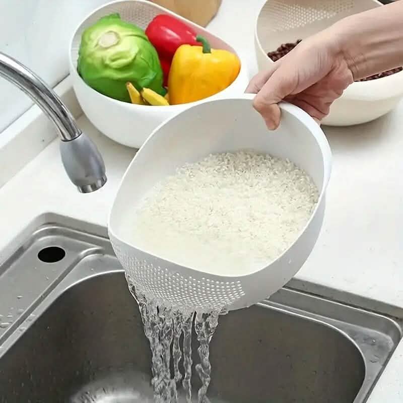 Multi-Use Food Safe Rice Washing Bowl by DailySale