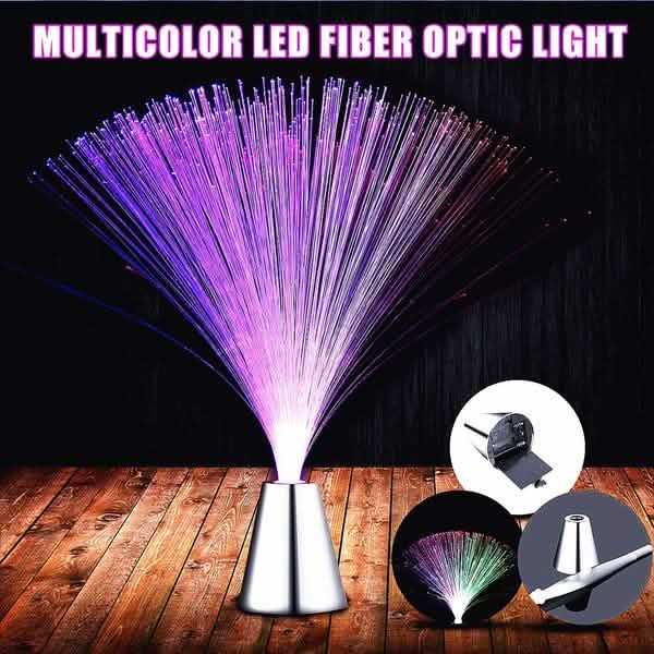 Multicolor LED Fiber Optic Light Lamp by DailySale