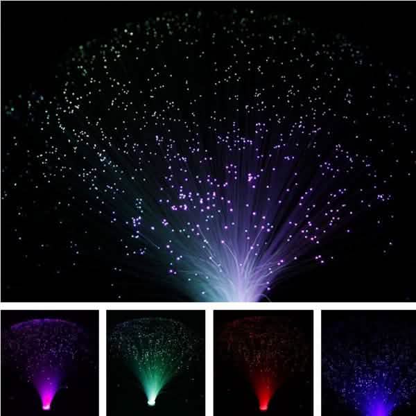 Multicolor LED Fiber Optic Light Lamp by DailySale