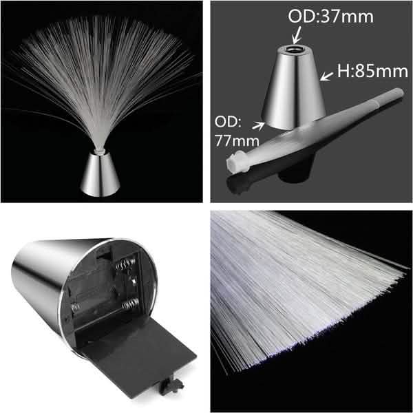 Multicolor LED Fiber Optic Light Lamp by DailySale