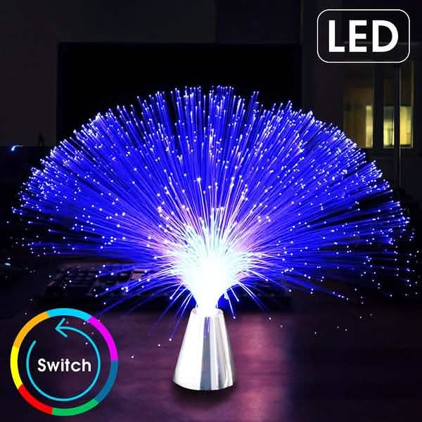 Multicolor LED Fiber Optic Light Lamp by DailySale