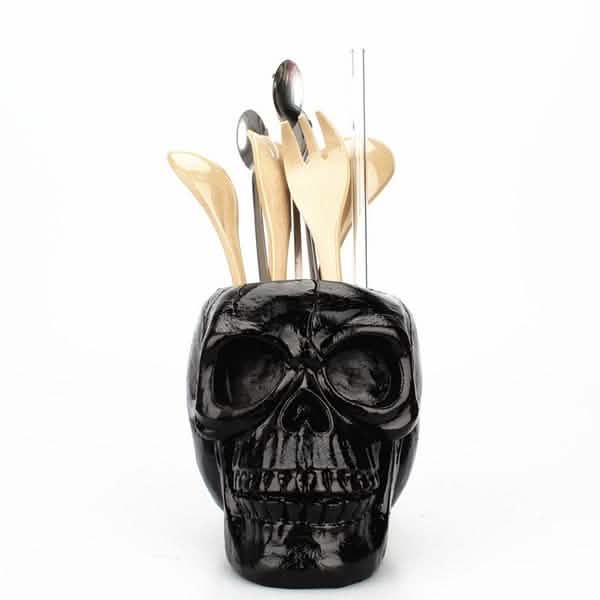Multifunction Creative Skull Storage Stationery Holder by DailySale