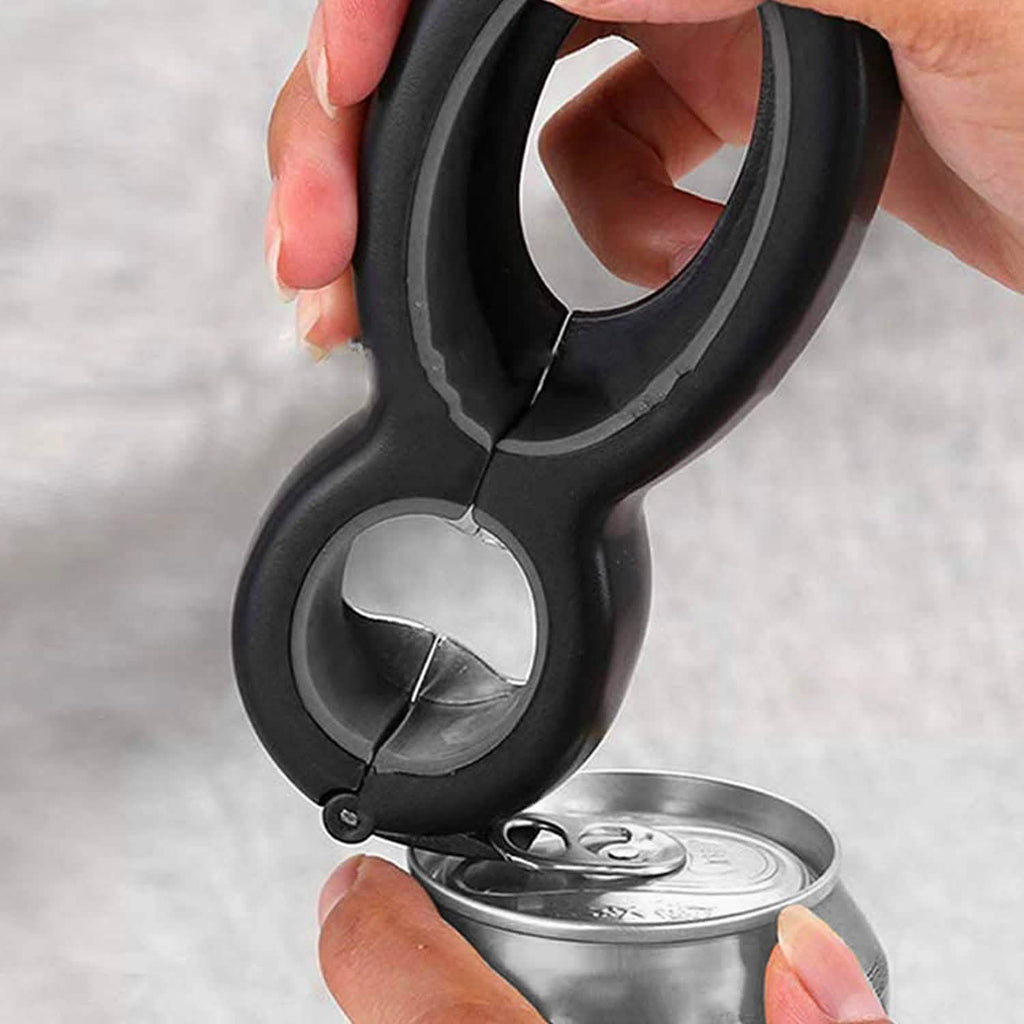 Multifunctional 6-In-1 Can Jar Opener Tool And Adjustable Bottle Opener by DailySale