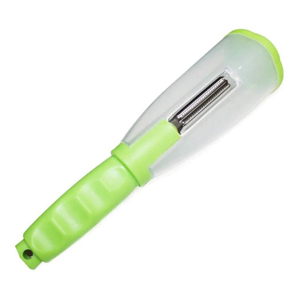 Multifunctional Fruit Vegetable Peeler With Storage Box Tube by DailySale