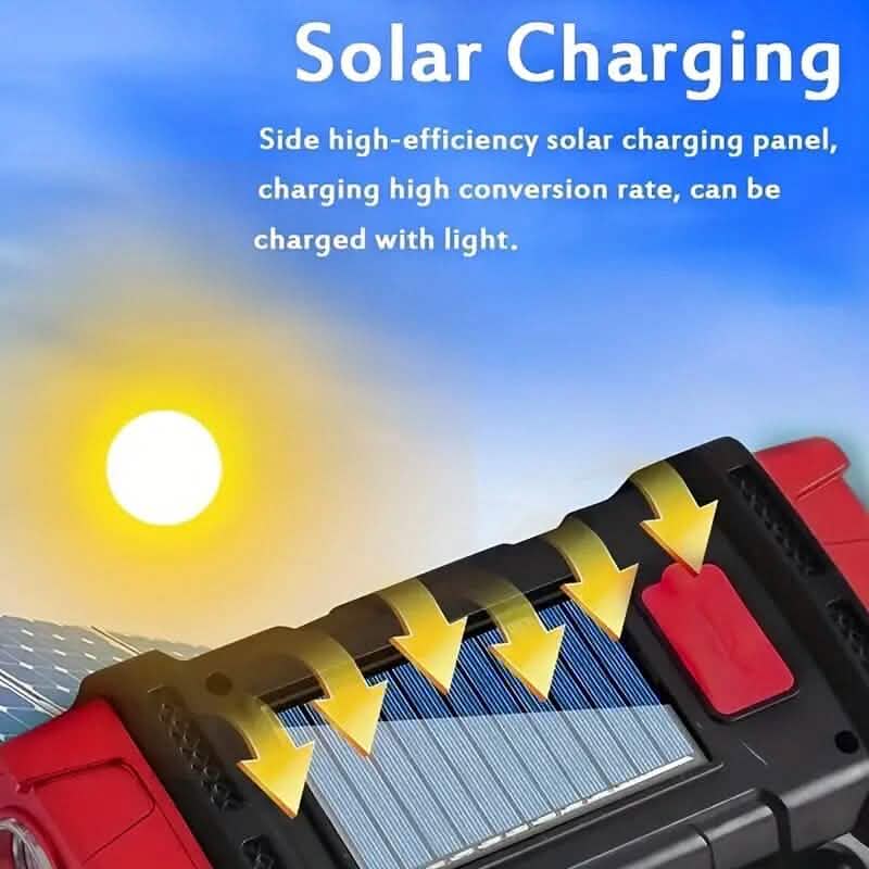 Multifunctional LED Solar Camping Light by DailySale
