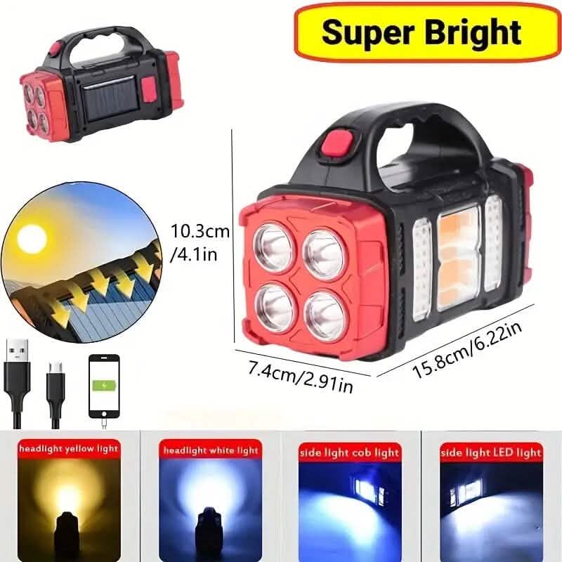 Multifunctional LED Solar Camping Light by DailySale