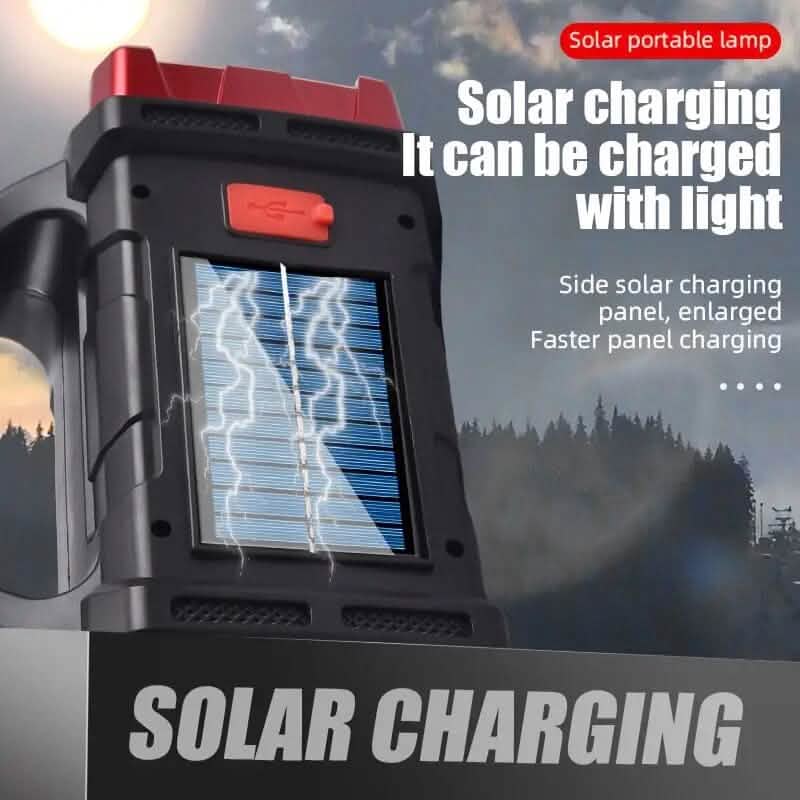 Multifunctional LED Solar Camping Light by DailySale
