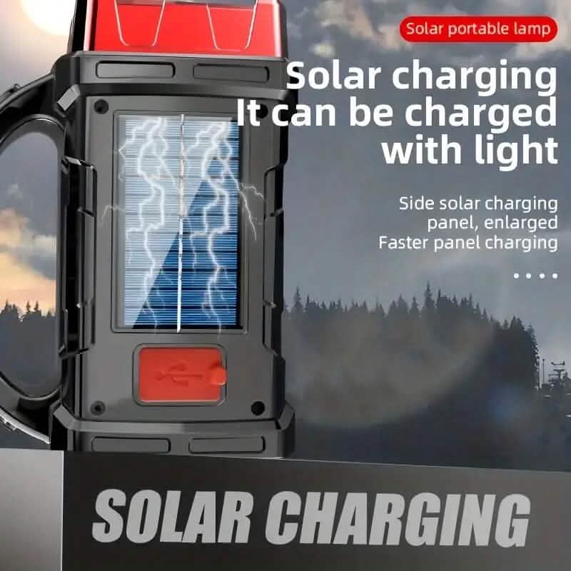 Multifunctional LED Solar Camping Light by DailySale