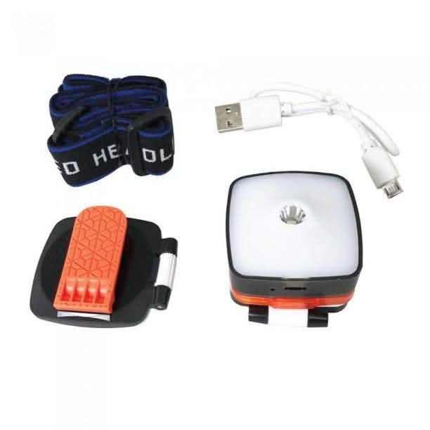 Multifunctional Rechargeable USB Headlamp by DailySale