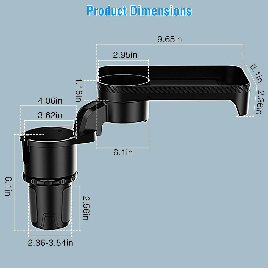 Multifunctional Water Cup Mount Stand with Detachable Tray by DailySale