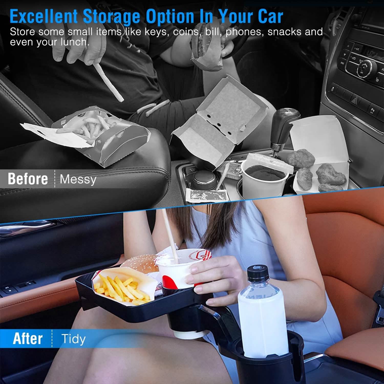 Multifunctional Water Cup Mount Stand with Detachable Tray by DailySale