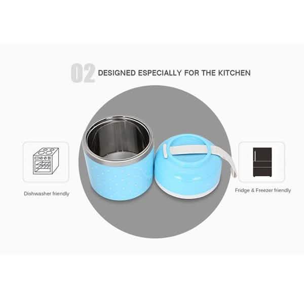 Multilayer Cute Thermal Lunch Box Stainless Steel Food Container by DailySale