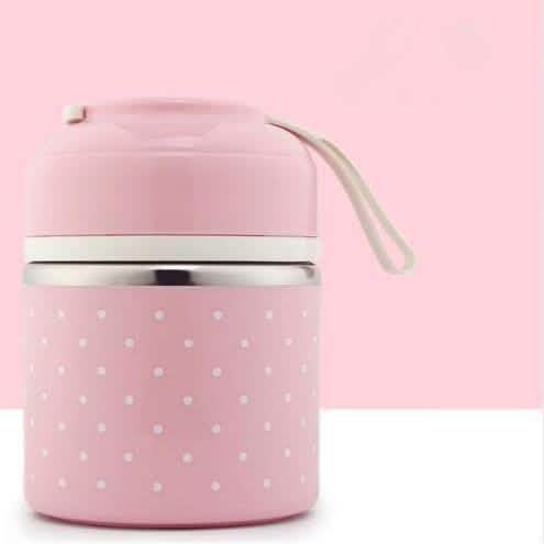 Multilayer Cute Thermal Lunch Box Stainless Steel Food Container by DailySale