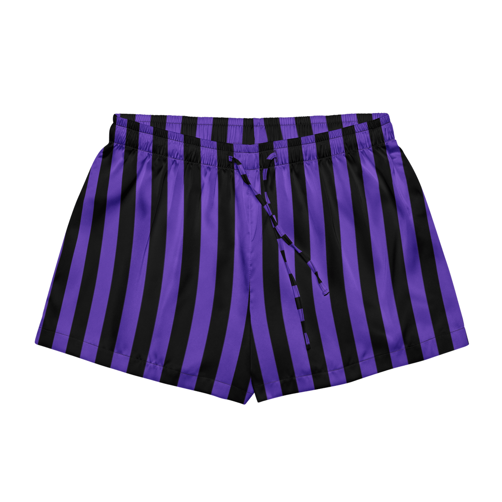Nevermore Days Silky Pajama Shorts by Goth Cloth Co.