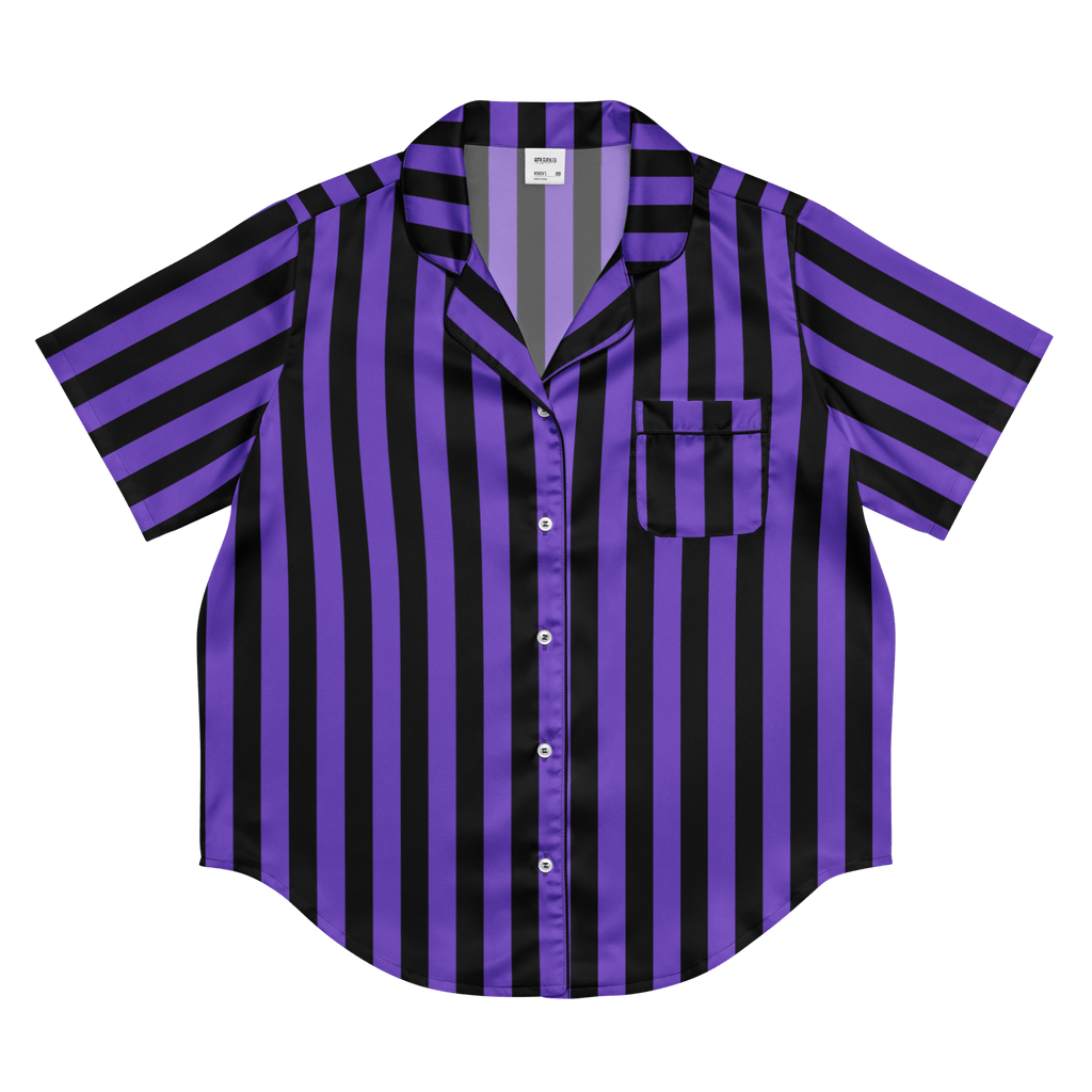Nevermore Days Silky Pajama Top by Goth Cloth Co.