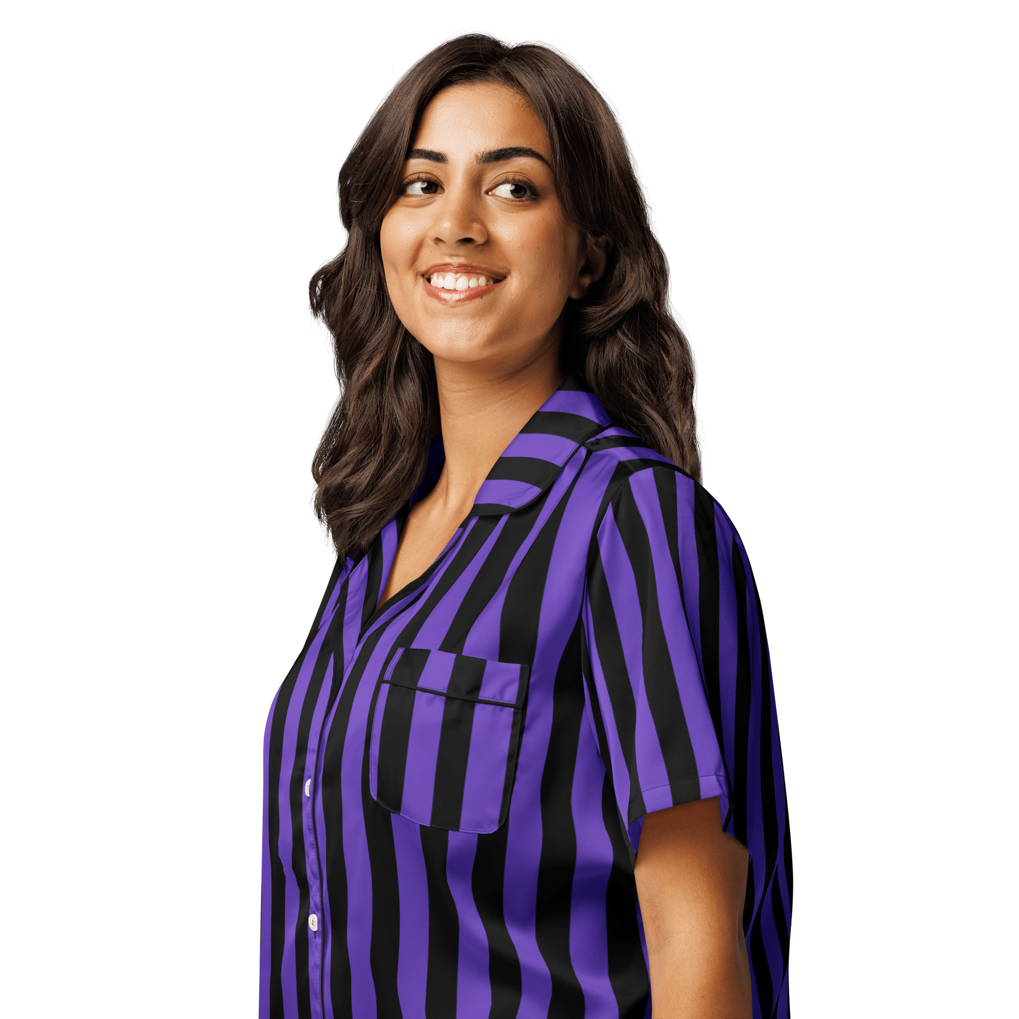 Nevermore Days Silky Pajama Top by Goth Cloth Co.