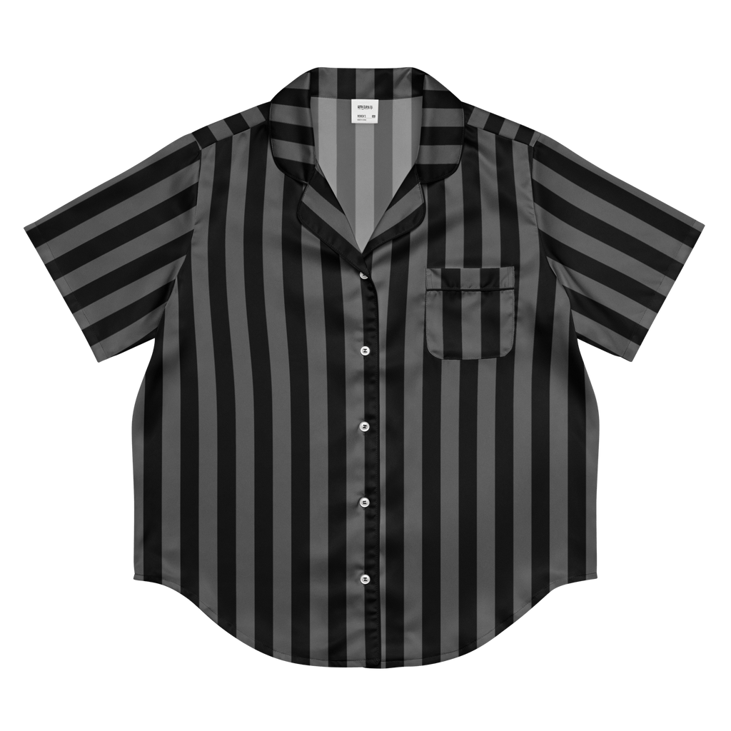 Nevermore Nights Silky Pajama Top by Goth Cloth Co.