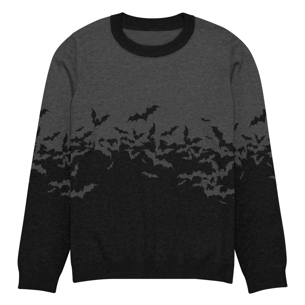 Night Swarm Knit Crewneck Sweater by Goth Cloth Co.