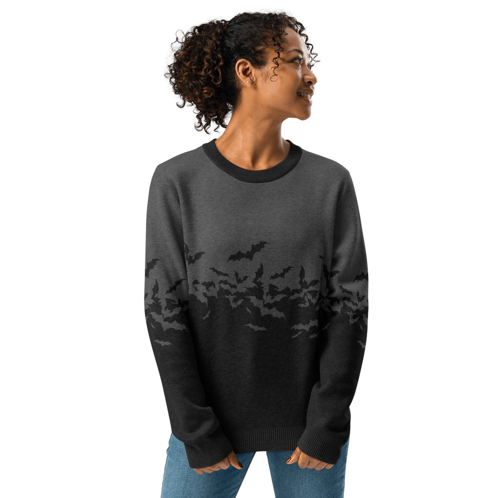 Night Swarm Knit Crewneck Sweater by Goth Cloth Co.