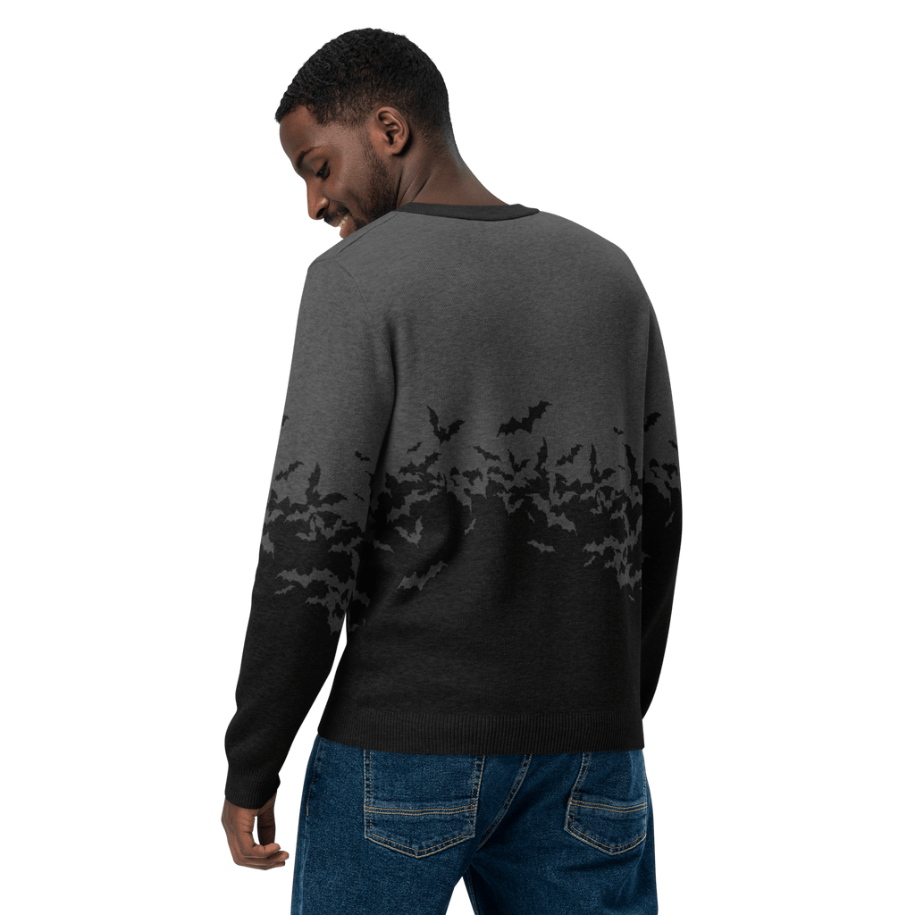 Night Swarm Knit Crewneck Sweater by Goth Cloth Co.