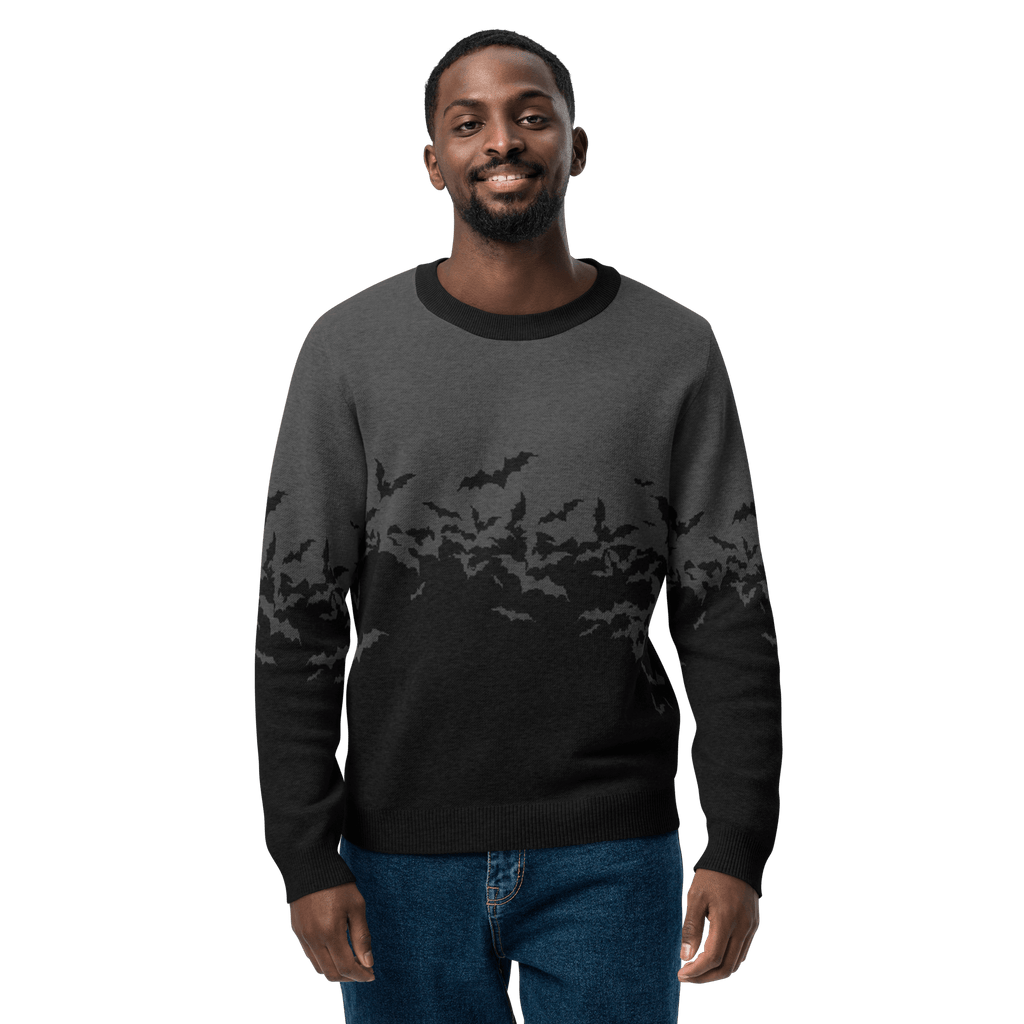 Night Swarm Knit Crewneck Sweater by Goth Cloth Co.