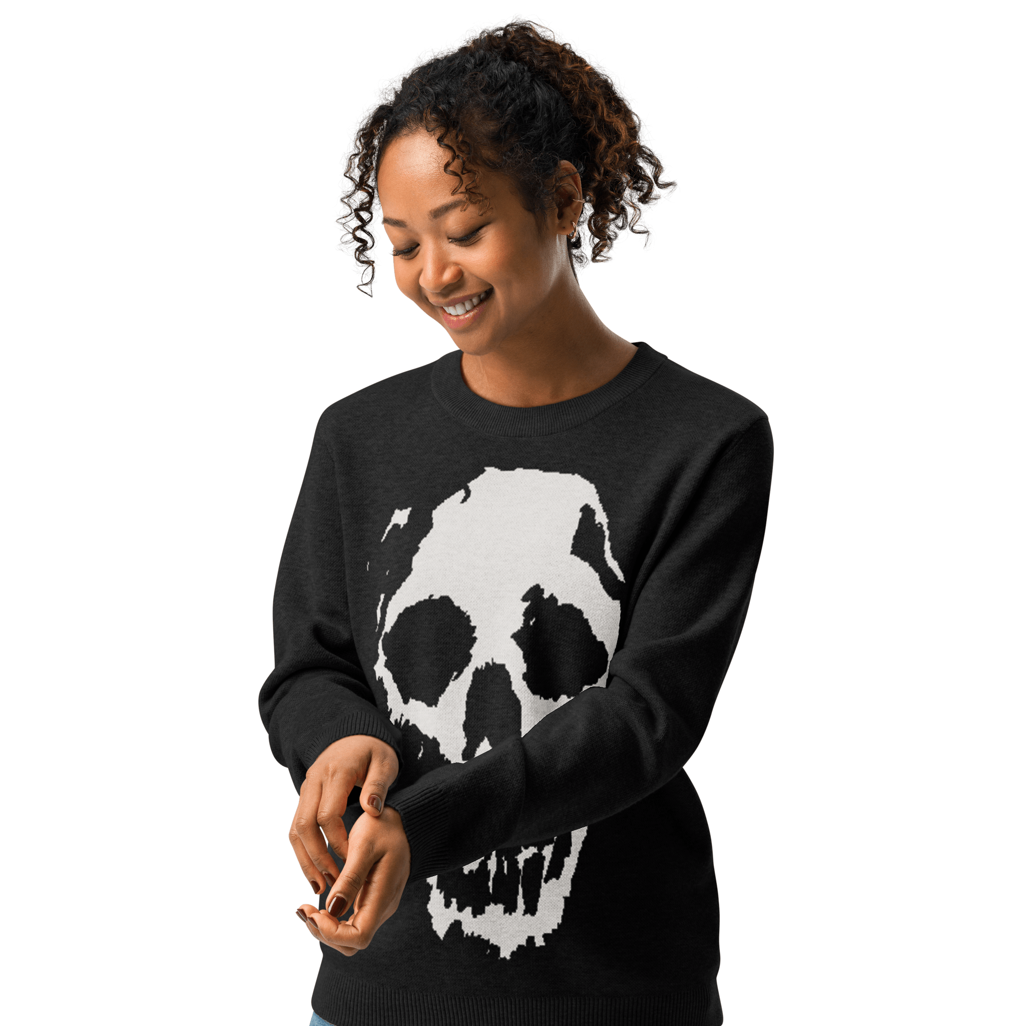 Night Terrors Knit Crewneck Sweater by Goth Cloth Co.