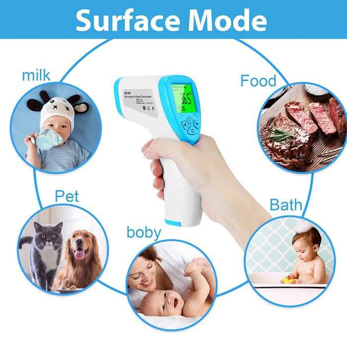 No-Contact Infrared Forehead LCD Thermometer BZ-R6 by DailySale