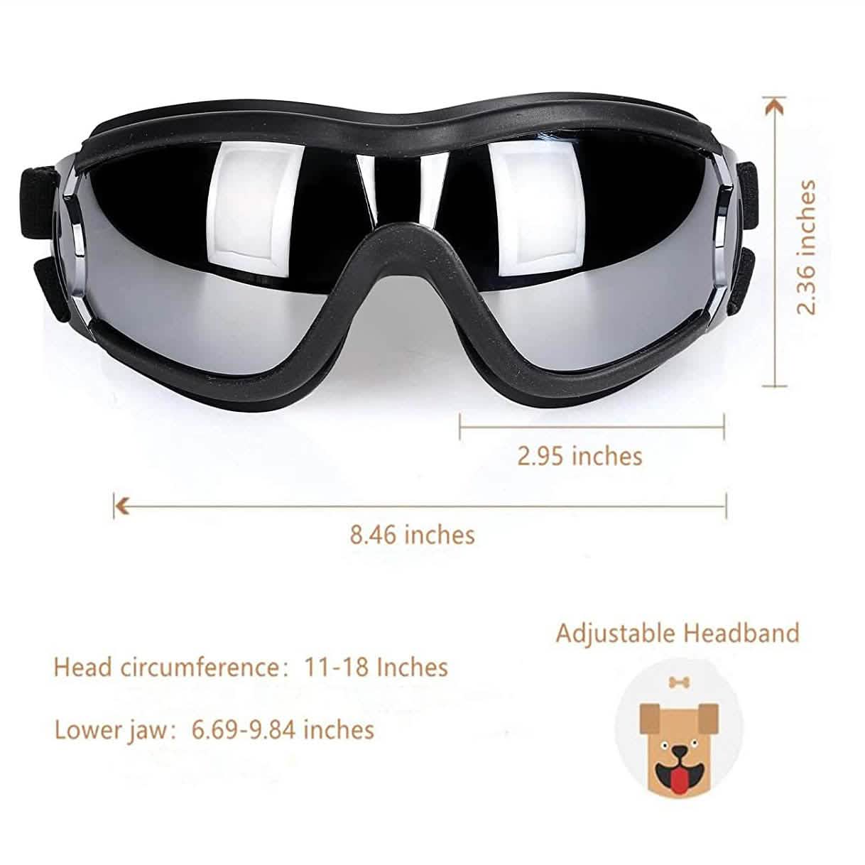 NVTED Dog Sunglasses with Adjustable Strap for Medium or Large Dog by DailySale