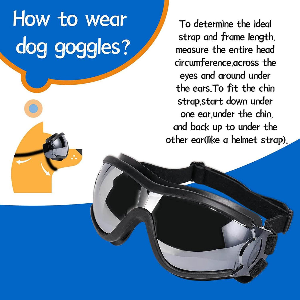 NVTED Dog Sunglasses with Adjustable Strap for Medium or Large Dog by DailySale