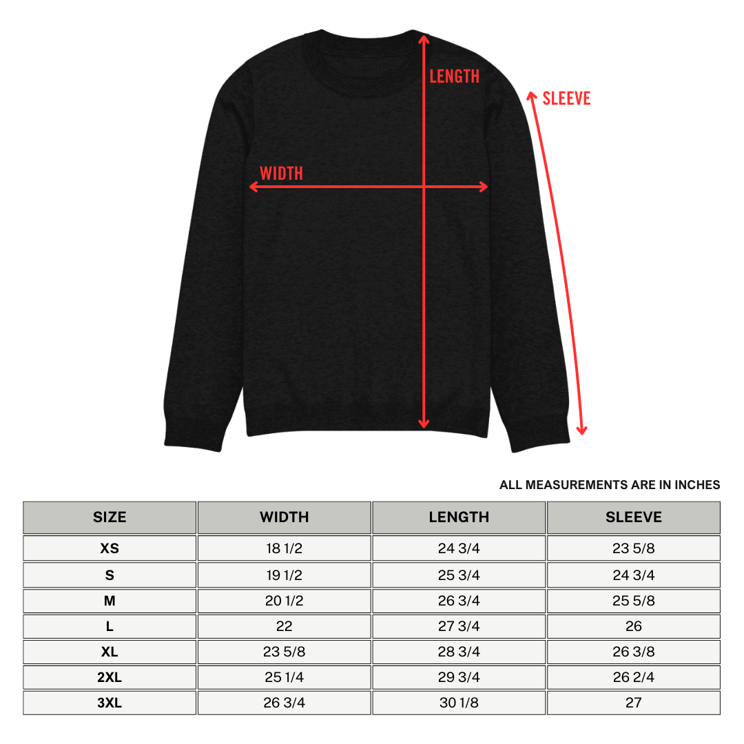 Skeleton Squad Knit Crew Neck Sweater by Goth Cloth Co.