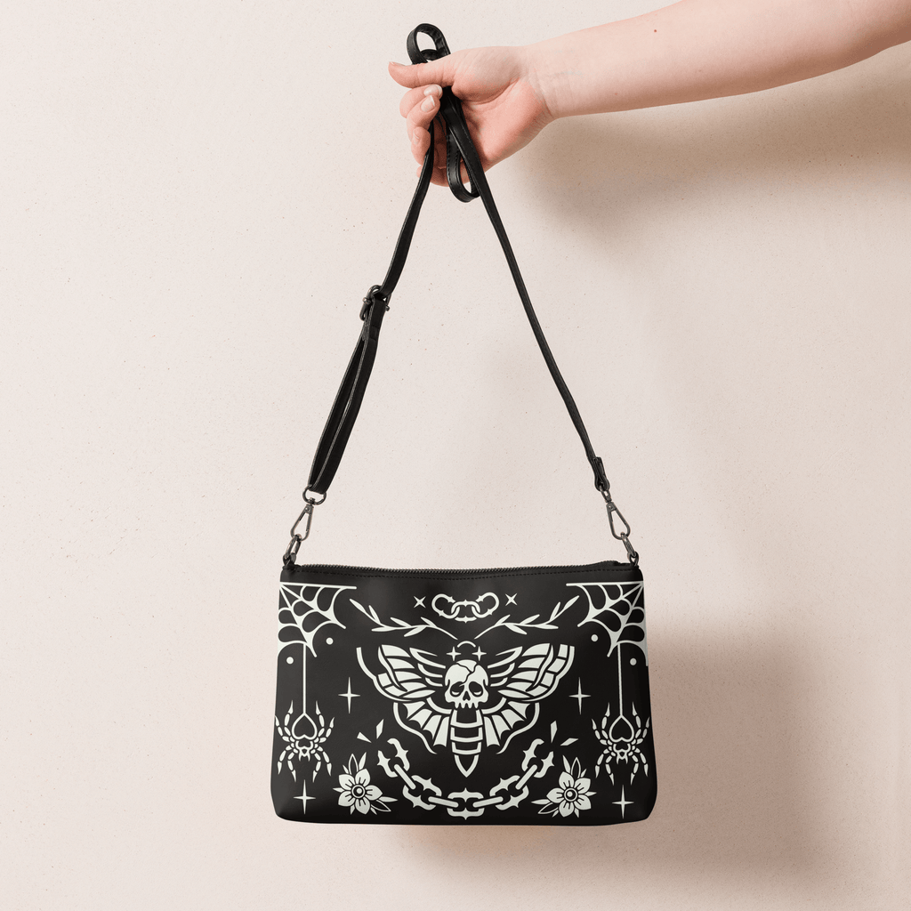 Old School Ink Crossbody Bag by Goth Cloth Co.