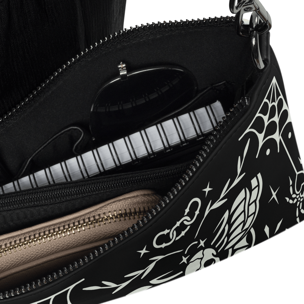 Old School Ink Crossbody Bag by Goth Cloth Co.