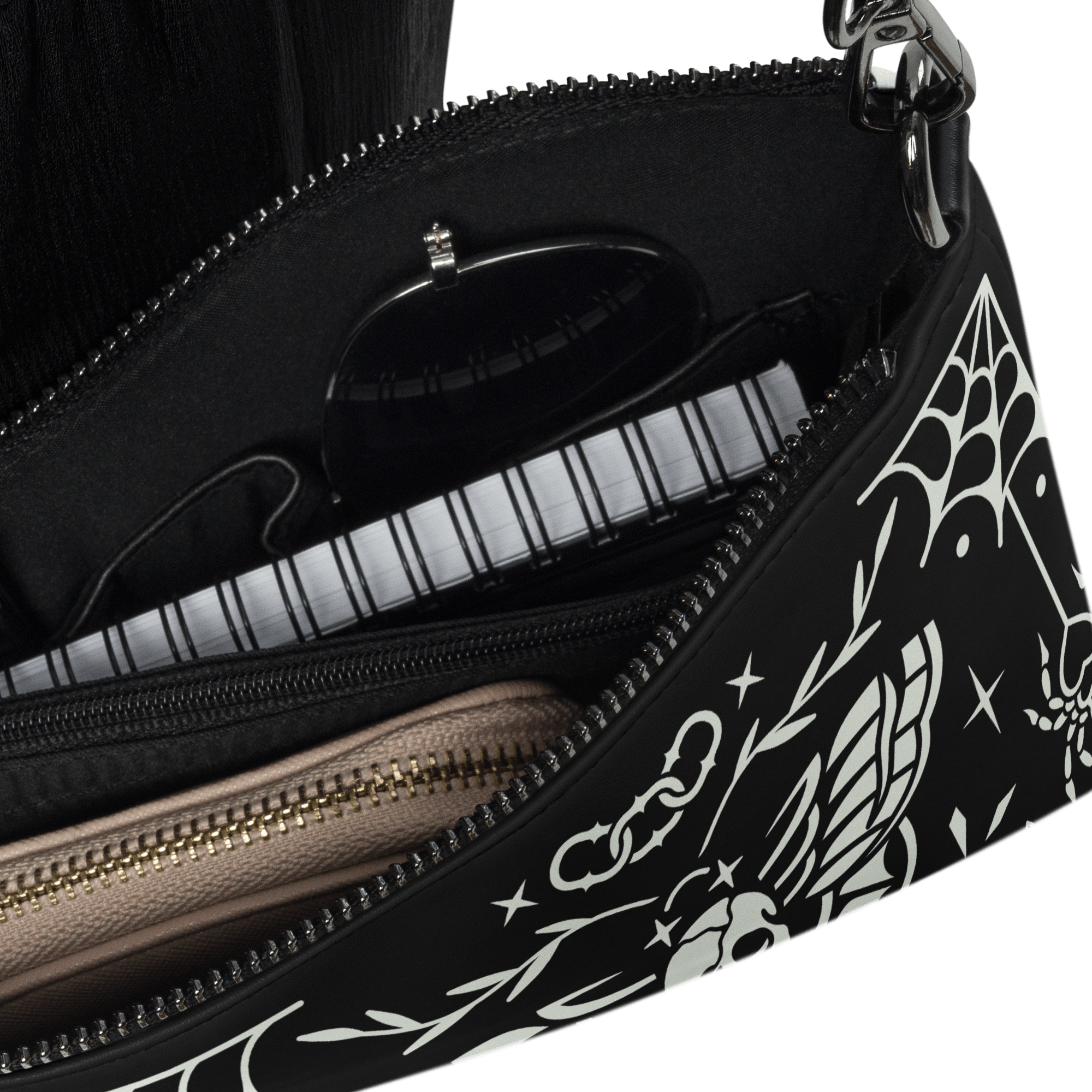 Old School Ink Crossbody Bag by Goth Cloth Co.