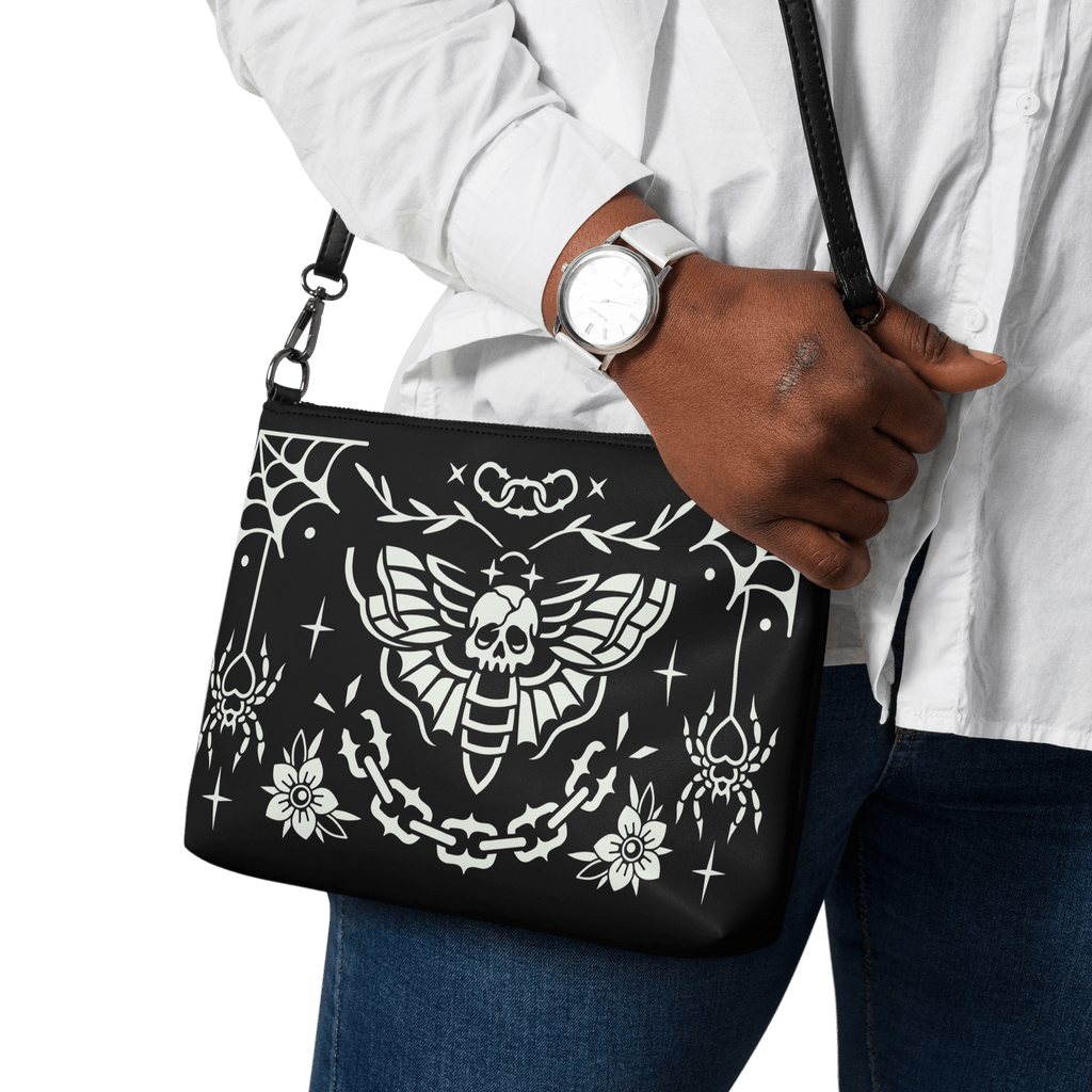 Old School Ink Crossbody Bag by Goth Cloth Co.