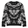 Old School Ink Knit Crewneck Sweater by Goth Cloth Co.